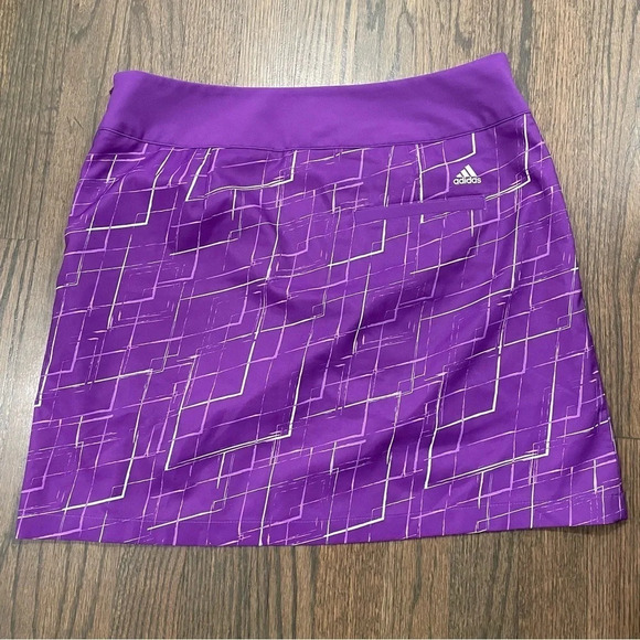 Adidas Climacool Athletic Golf Tennis Skort Purple size 4 - Picture 8 of 8
